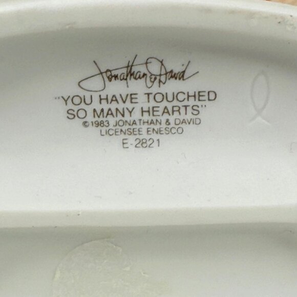 1983 Precious Moments Figurine You Have Touched So Many Hearts Valentine Day - Picture 8 of 8